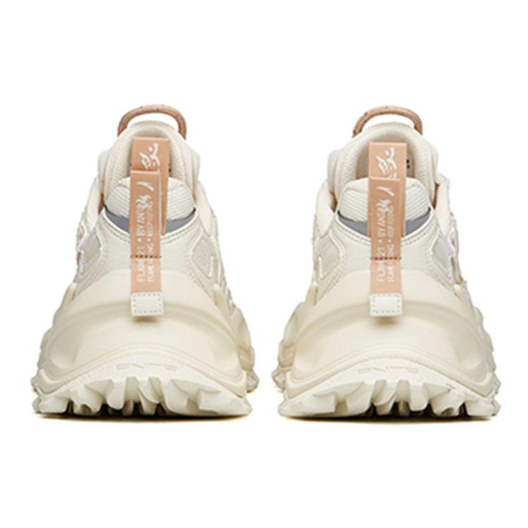 Anta Slip Resistant Slip Resistant Low Top Chunky Sneakers Women's Ecru 922138846-1