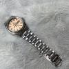 Used ORIENT Orient Three Star Crystal 21 Stone Automatic Winding Brown Dial Day Date Ladies Working Item