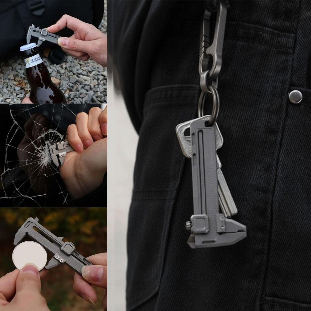 Portable Design Thickness Gauge High Accuracy Portable Depth Ruler Travel Emergencies