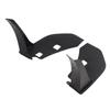 Pair of Front Bumper Corner Spoiler Black Prevent Collision Front Side Corner Winglet for Mustang GT500 2014 To 2021