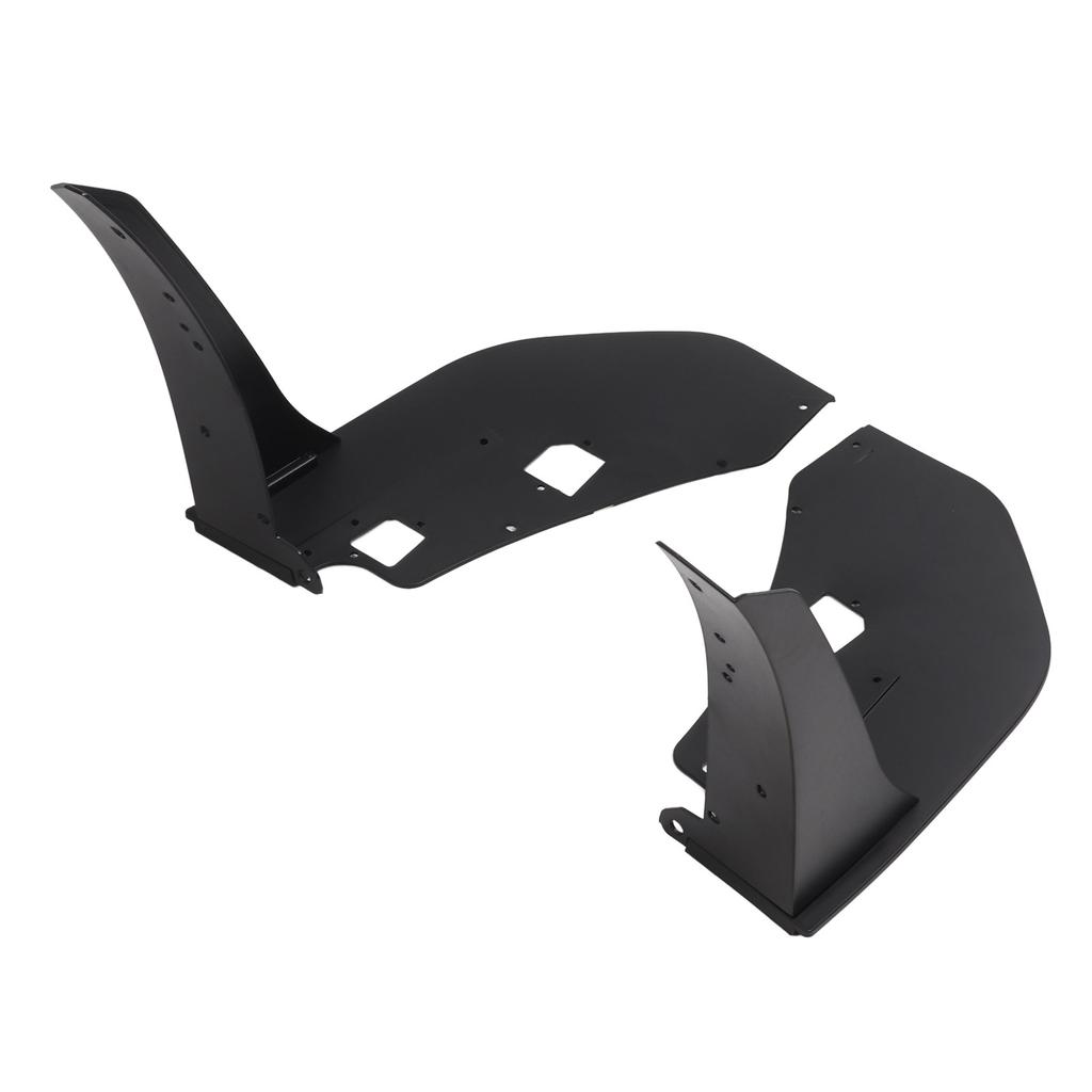 Pair of Front Bumper Corner Spoiler Black Prevent Collision Front Side Corner Winglet for Mustang GT500 2014 To 2021