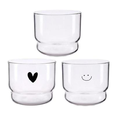 Convenient Microwaveable Glass Mugs Unique Microwave Safe Glass Mugs With Elegant Smiling Face For A Happy Moods