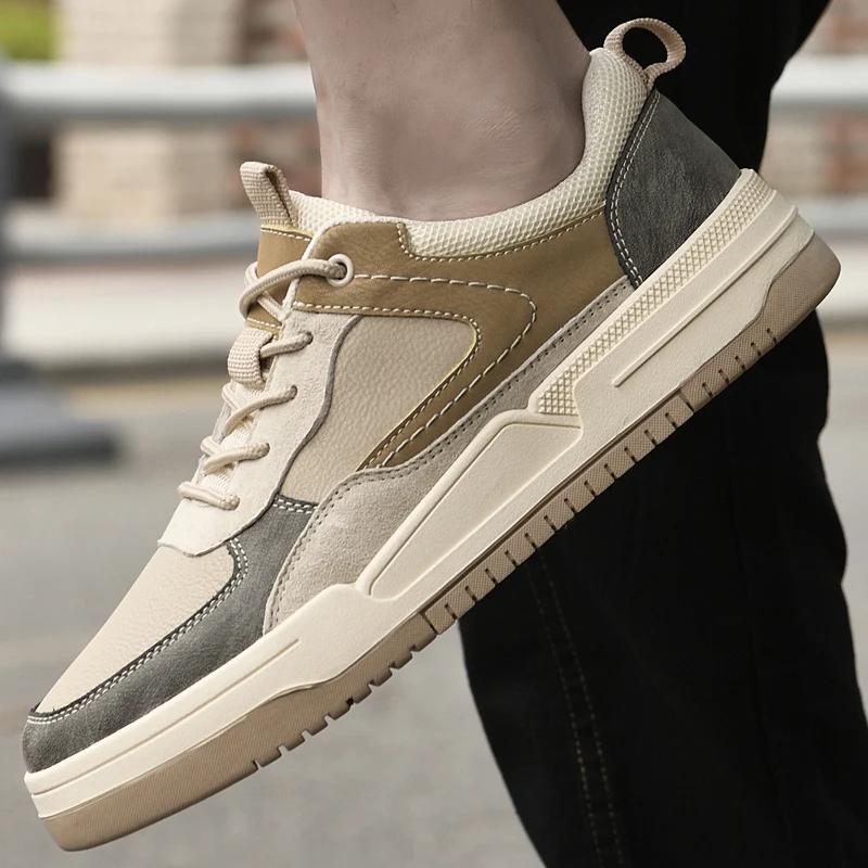 FashionMens Sneakers Walking Men Casual Shoes Fashion Brand Leather Sport Male Man Sneakers Shoes for Men Designer Platform Mens Shoes