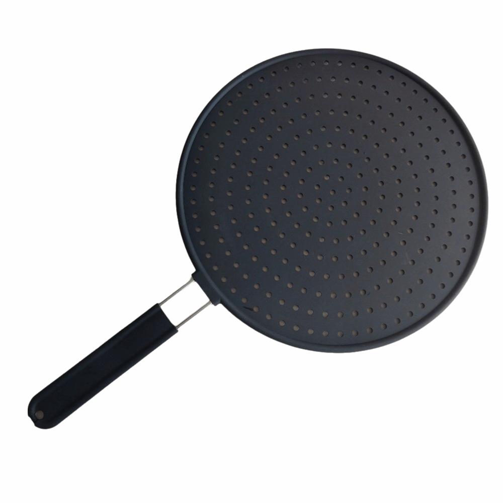 Splash-proof Silicone Splatter Screen with Handle Oil Splatter Guard Kitchen Gadgets