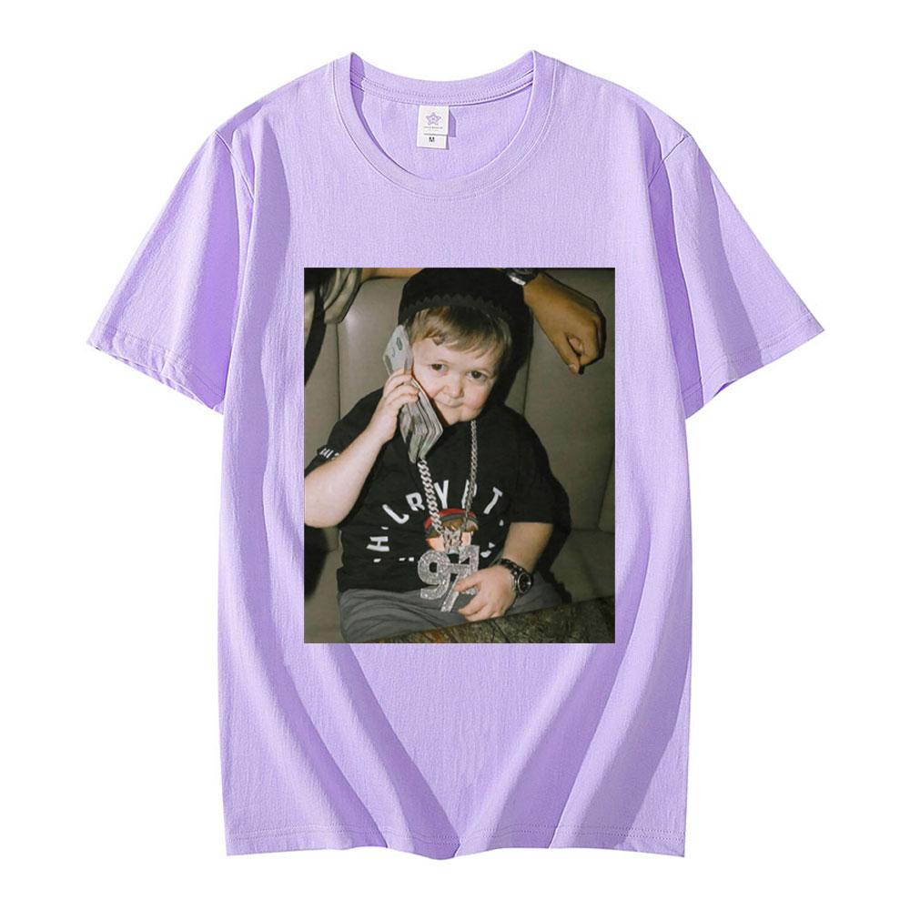Hasbulla Fighting Meme Tshirt Mini Khabib Blogger Graphic Tshirts Unisex Women High Quality Oversized Tee Shirt Unisex Streetwear