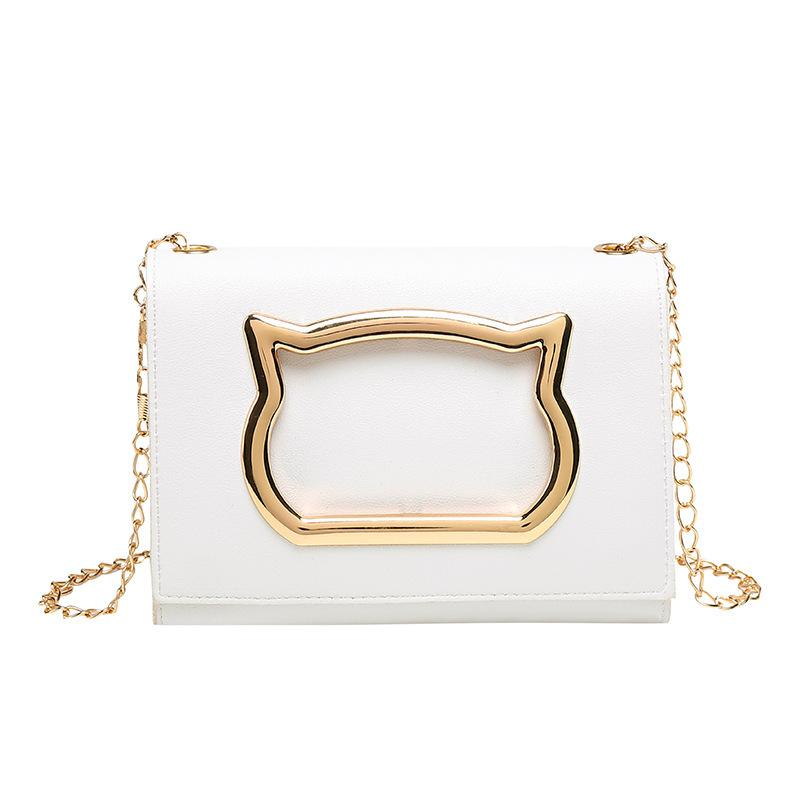 

Korean version of Xiaofang 2024 summer and autumn new product cover chain messenger mobile phone change small bag белый