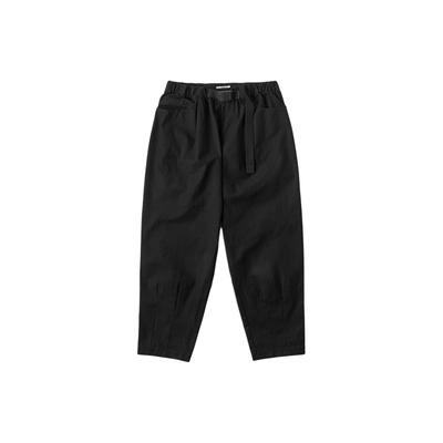 Solid Color Woven Training Casual Mid-Rise Knitted Sports Pants Women Bottoms Black VN000H32BLK