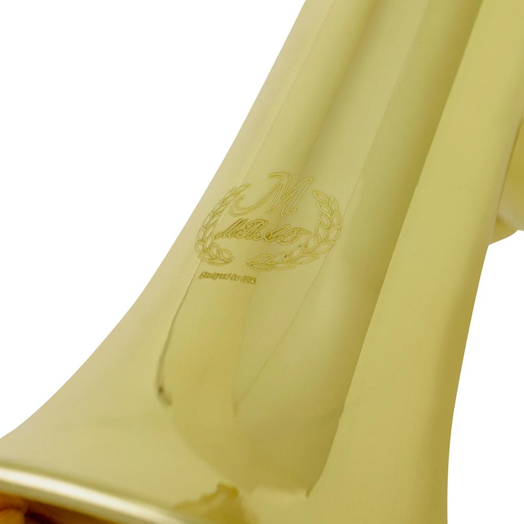 M MBAT Signalhorn Trompete Messing Kavallerietrompete Militärisches Chong Fenghao Reines Kupfer Stufentrompete Messing Musikinstrumententeile