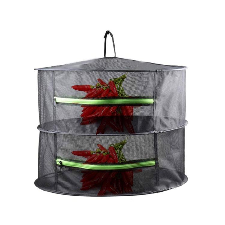 Layers Drying Net for Herbs Hanging Basket Folding Dry Rack Herb Drying