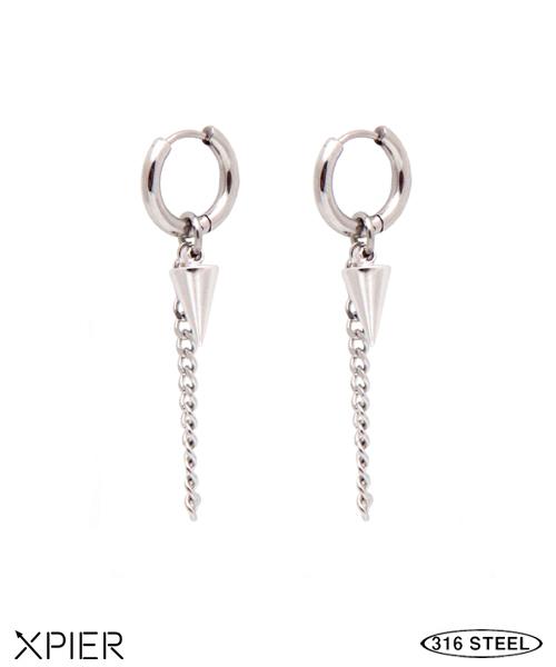 Xpier Ea18152 Ring Chain Earrings Hypoallergenic
