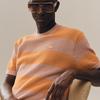 [lacoste] Men's Bold Stripe Short-Sleeve Crewneck Pullover AH0609-56G4HI