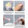 Double Head Dual-Use Facial Mask Brush Silicone Facial Mask Stick With Scoop Facial Beauty Tool
