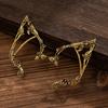 Zinc Zinc Alloy Rose Flower Hollow Ear Clips Outline Ear Hook Sweet Elf Ear Clip  Women