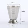 1/2 Bucăți Pahare Cocktail Bar Cupă Măsurare Băuturi Amestecate 75ml Shaker Cocktail Oțel Inoxidabil 3 în 1 Măsură Jigger Accesorii Petrecere Bar