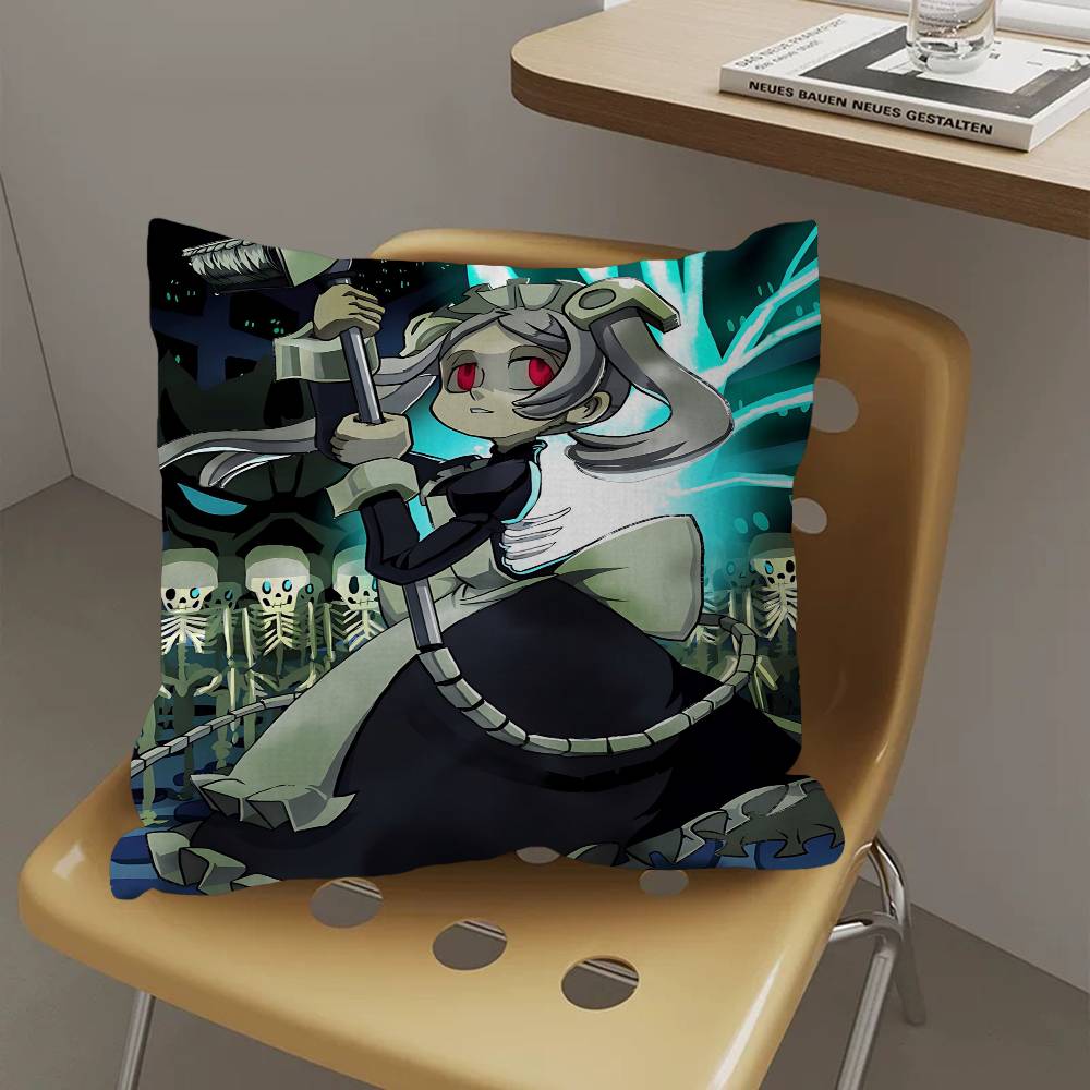 Game M-Marie S-SkullGirls Personalized picture text home decorative pillows Household Gifts 45x45cm