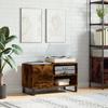 VidaXL Record Cabinet Smoked Oak 85x38x48 Cm Engineered Wood 831713