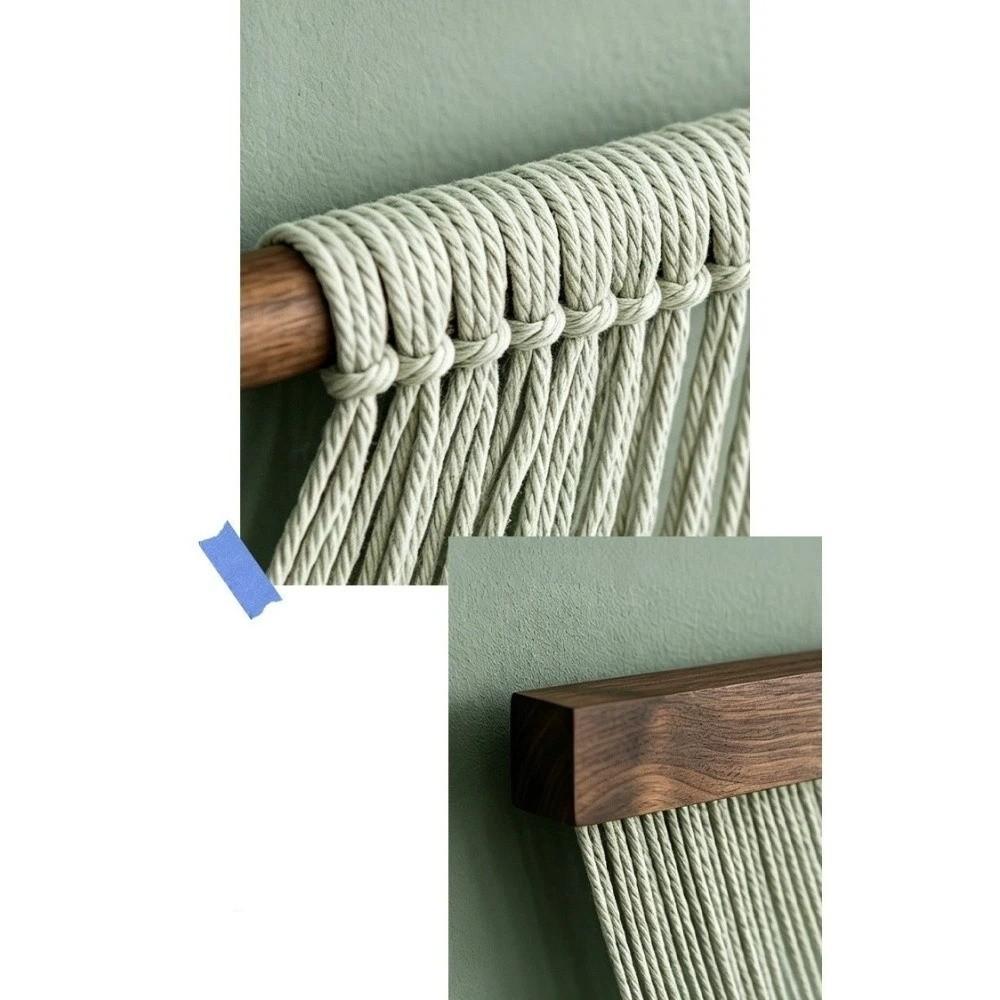 Nordic Style Wall Hanging Tapestry Hand-Woven Curtain Tapestry Bohemian Tapestry Bedroom Decor