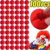 1-100 stuks Rode Spons Clown Neus Circus Cosplay Halloween Kostuum Festival Make-up Clown Neus Benodigdheden Feest Bruiloft Decoratie