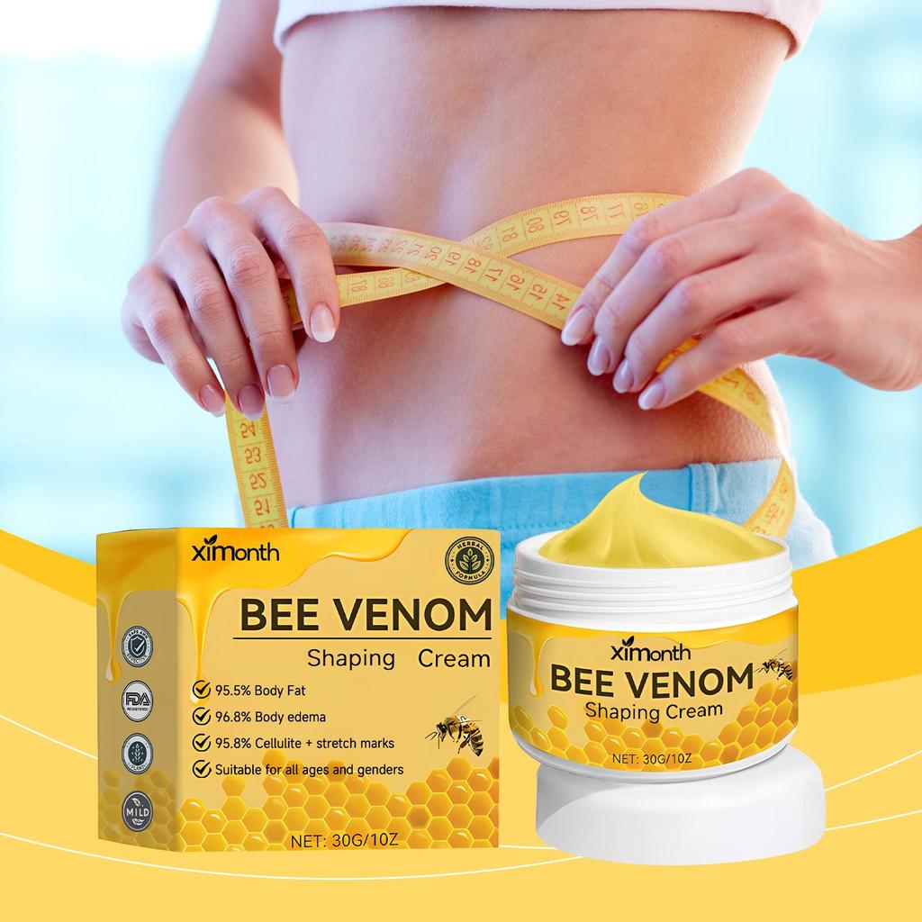 XIMONTH Bienengift Schlankheits- und Formcreme Curve Body Schlankheits- und Straffungscreme für die Haut Großer Bauch Körperkonturierungscreme