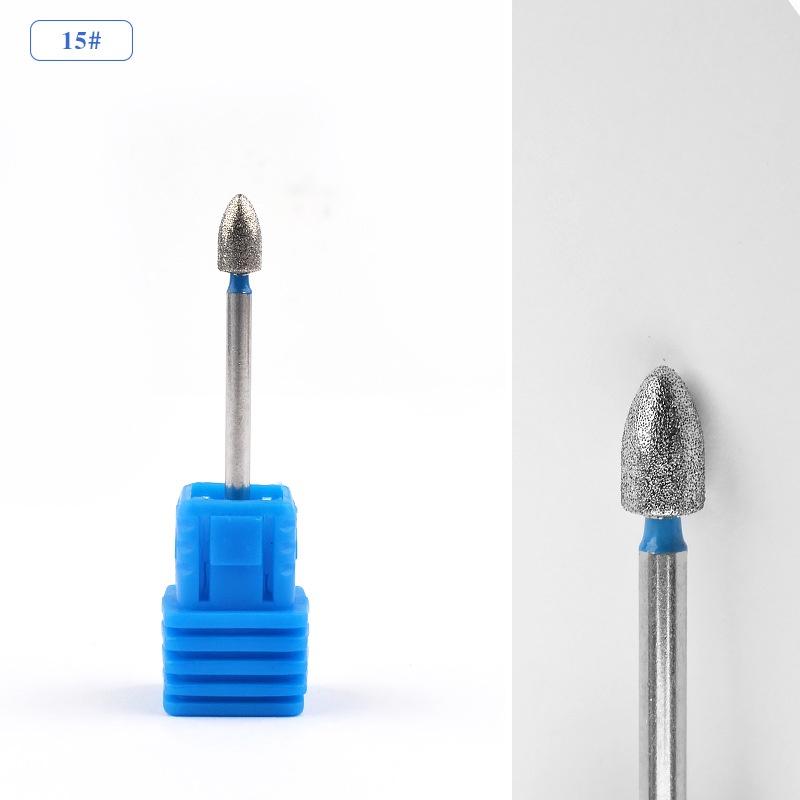 Dispozitiv de tăiat cap de șlefuit de unghii din oțel tungsten pentru manichiură Burghie de metal Freze pentru îndepărtarea unghiilor Instrumente cu gel