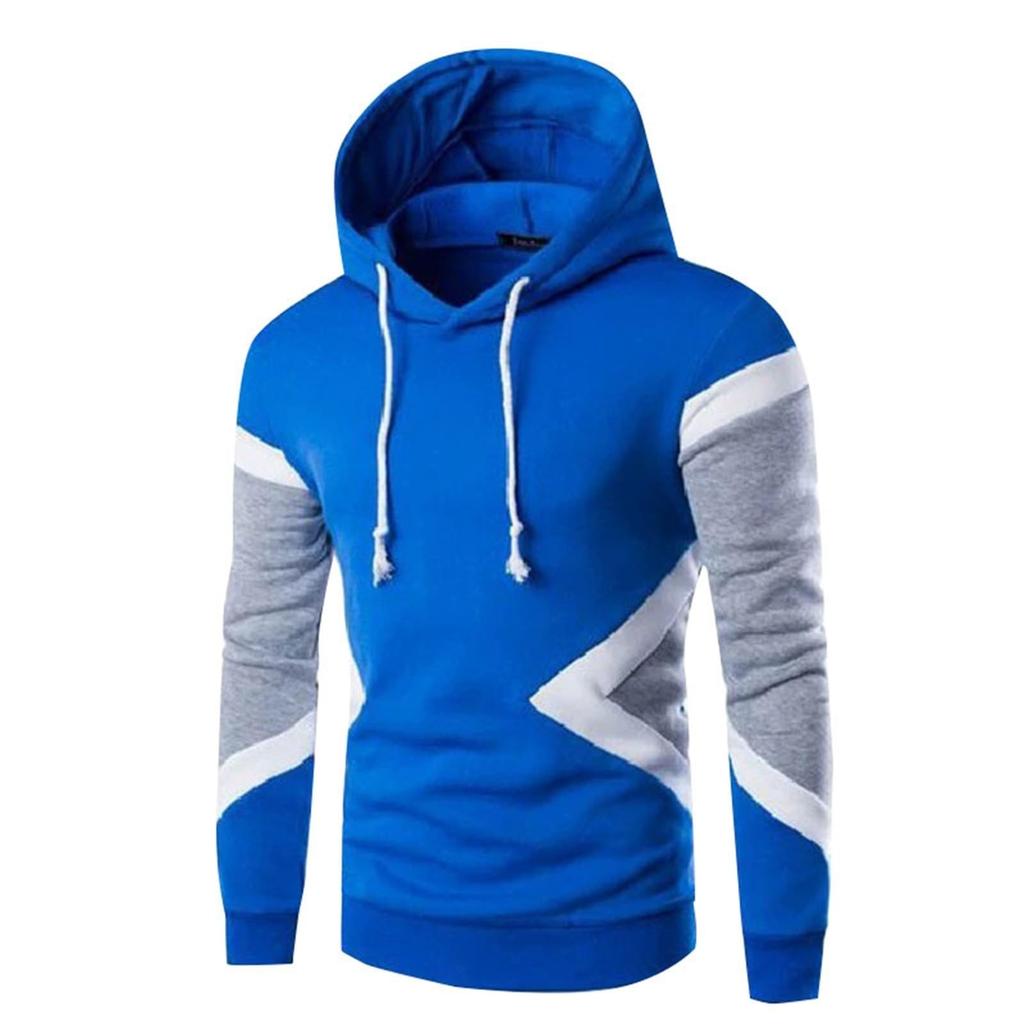 Herren Hoodie Klassischer warmer Pullover mit Kapuze Lässige Kapuzenjacke Hoodie Sweatshirt Kordelzug-Hoodie Sportshirt