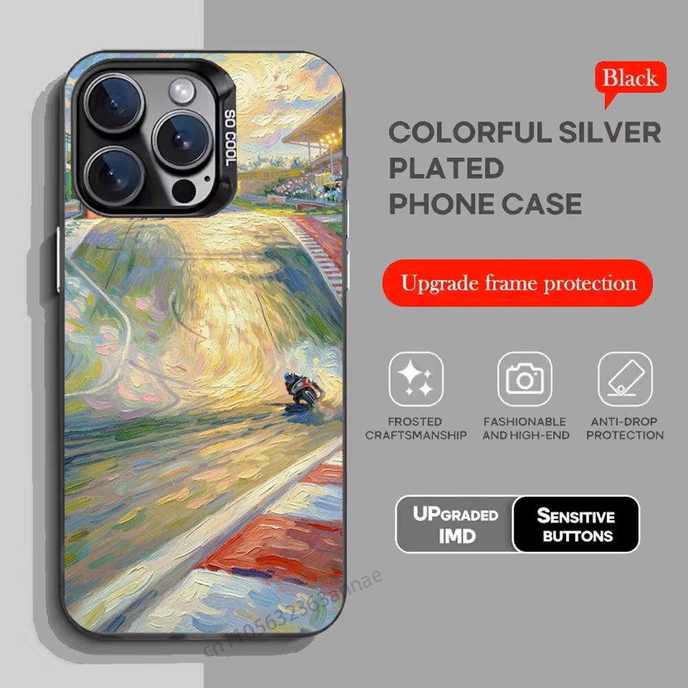 V-Valentin D-Debise 53Motorcycle phone Case for iPhone 17 11 12 Pro Max Plus Mini Air SE 16e 14 15 16 13 Soft Shell