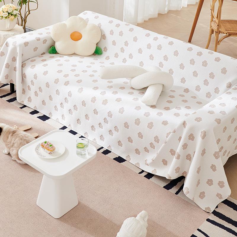 Summer Little Fresh Sofa Cover Cloth Dust-Proof One-Piece Cushion Universal Sofa Towel Thickened