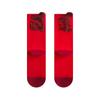 Velké červené ponožky pro ženy, slavnostní červené ponožky střední délky pro dámy, pohodlné kulturní a kreativní trojrozměrné bavlněné ponožky, novoroční ponožky