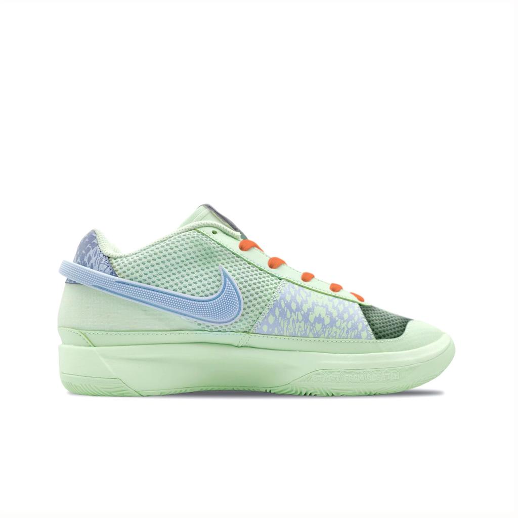 Nike Ja 1 Slip Resistant Low Top Basketball Shoes Men's Green Orange Mismatched FV1288-800(Team465-)