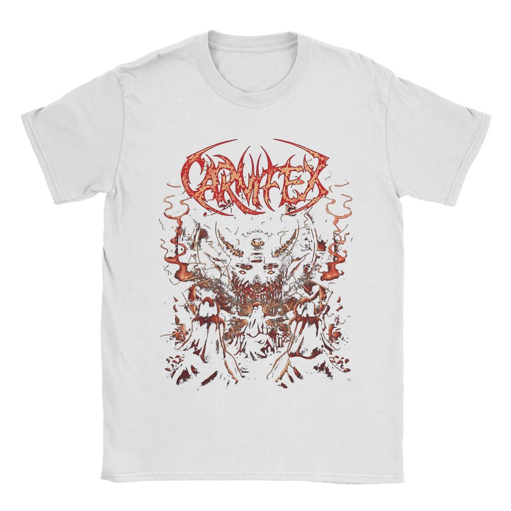 The Heretic Anthem Death Metal Carnifex Band TShirt Summer Cotton T Shirts For Unisex Harajuku Casual Tee Shirt