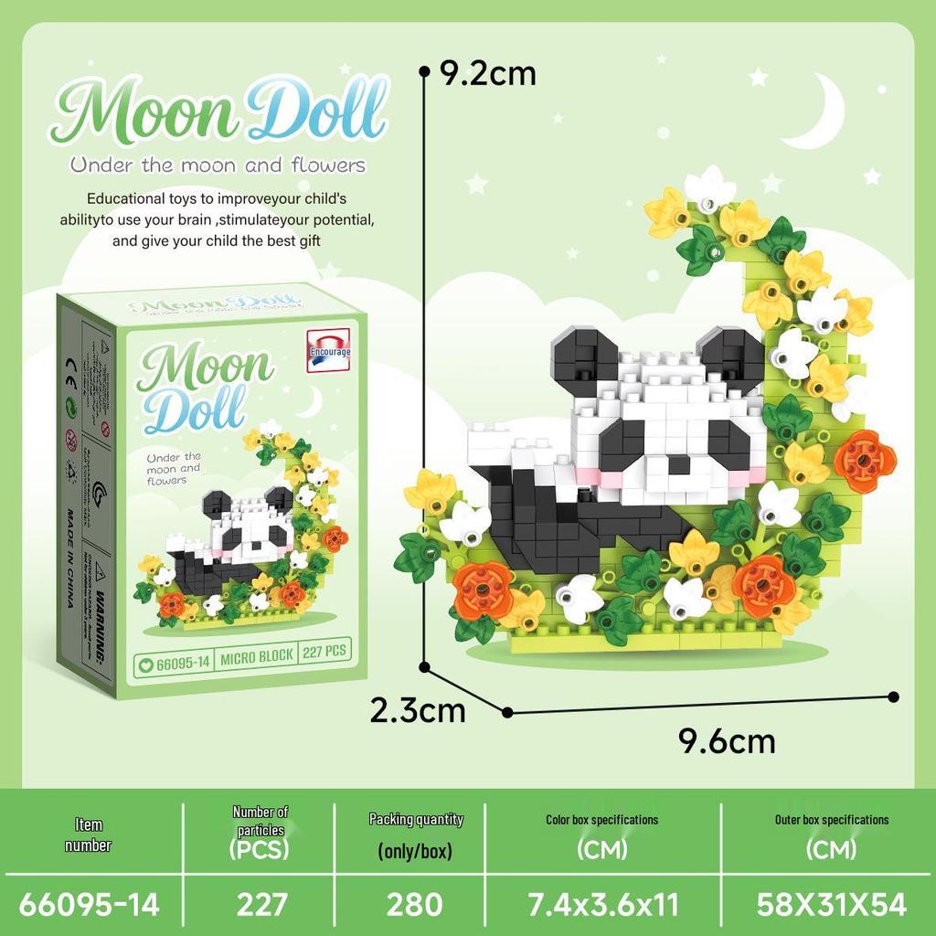 Micro Particle Cartoon Figure Building Blocks for Kids - Assembly Toys & Hanging Ornaments
