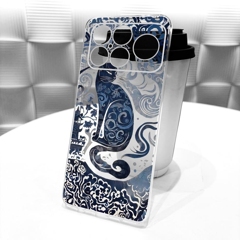 For Xiaomi POCO F8 Ultra Case Luxury Dragon Cartoon Transparent TPU Protection Cover For Poco F8 Pro Ultra PocoF8 Pro Soft Funda