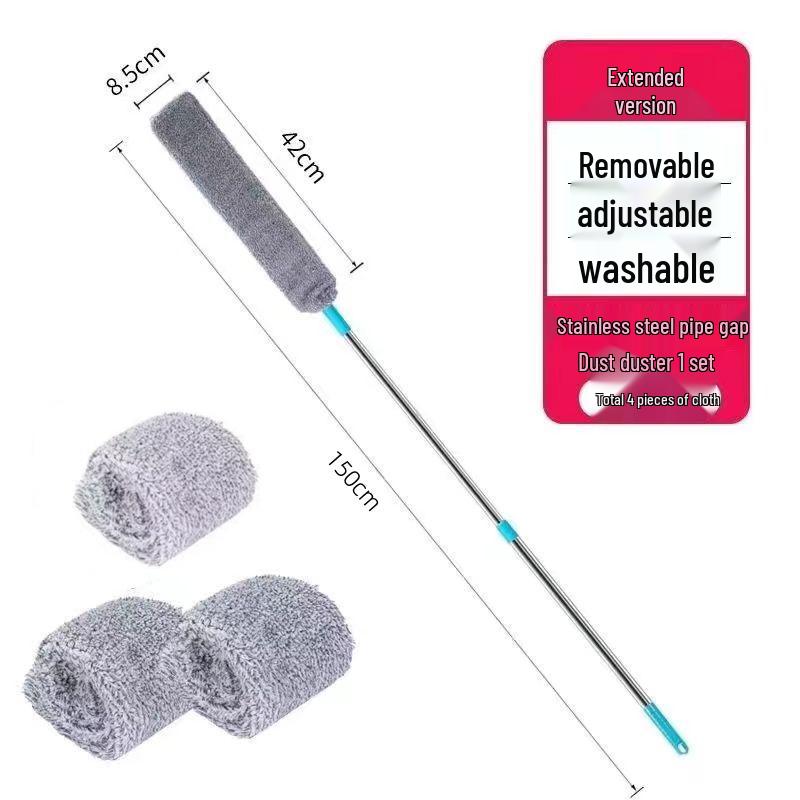 Under-Bed Cleaning Tool: Dust Sweeper & Feather Duster