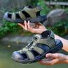 Popular summer men's bag head sandals travel casual lightweight versatile casual shoe head magic buckle EVA soft sole