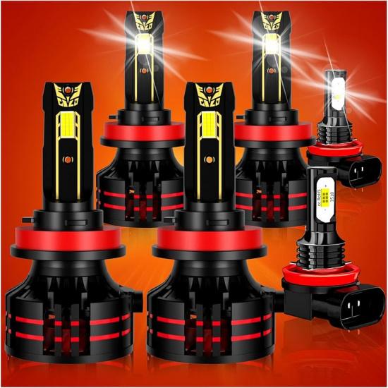 Compatible For Ford F250 High Low Beam Fog Lights F350 Super Duty F450 F550 2005 2006 2007 2008 2009 2010 2011 2012 2013 2014 2015 2016 2017 2018