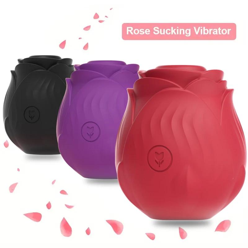Powerful Sucking Vibrator for Women Vacuum Clitoris Stimulator Female Oral Nipple Clit Sucker Vibrating Adults Sex Rose-Toys 18+