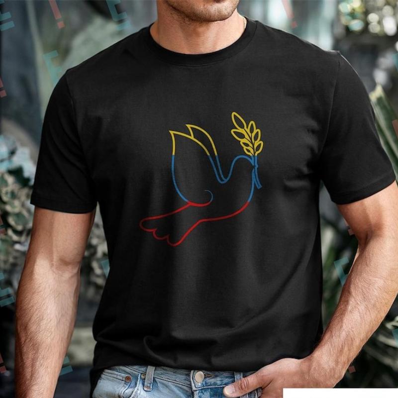 Peace Dove Shirt Nobel De La Paz Maria Corina Machado Inspired Tricolor Venezuelan Dove Unisex Bella Canvas Graphic Tshirts