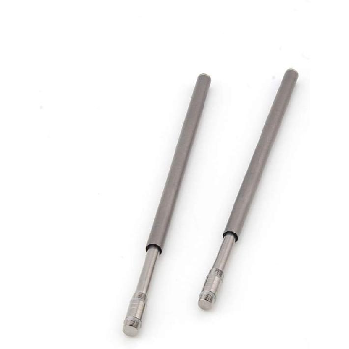 Chopsticks, Foldable Portable Titanium Chopsticks with Carry Bag, Tableware for Outdoor Camping Picnic (Grey)