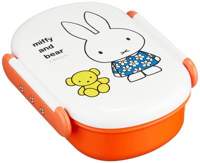 Kutsuwa Miffy Airtight Lunch Kids Lunch Made In Japan Single-Tier Box, 270ml, Series, MF664,