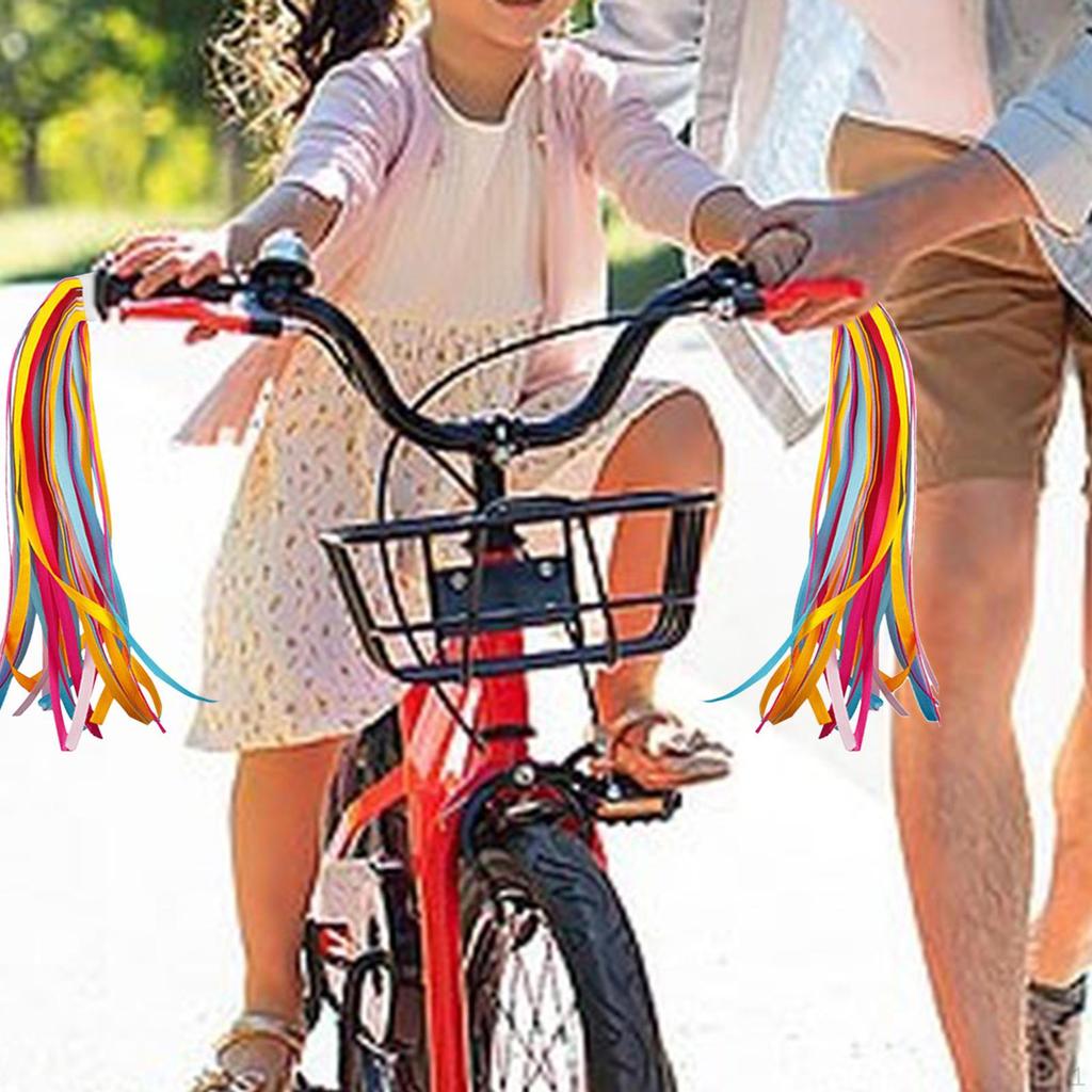 8" Long Bicycle Handlebar Streamers for Tricycle Riding