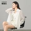 Acetic Acid Embroidered Sunshade Shirt