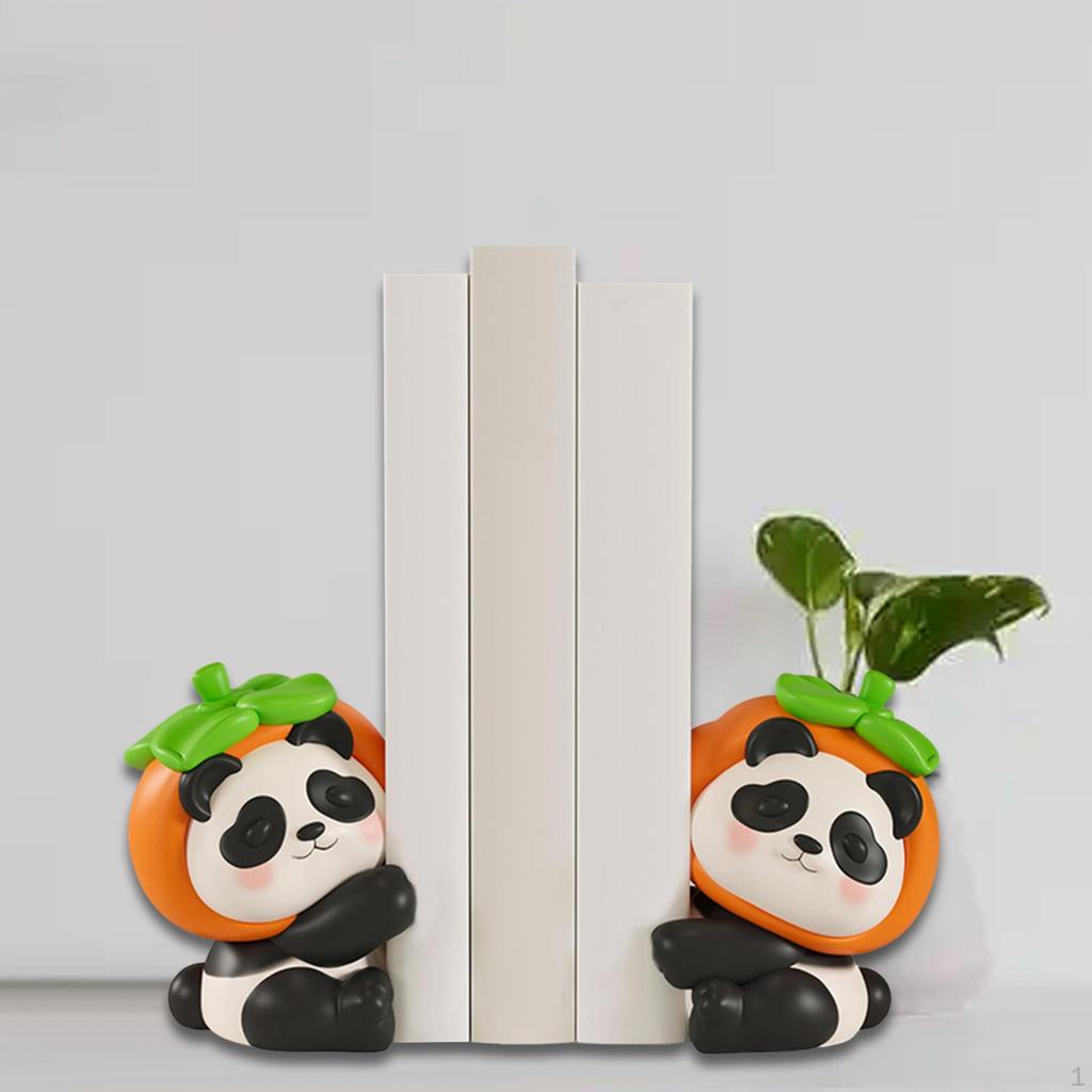 2 Niedliche Zimmer Dekorative Bücherstützen mit Statue von Fertig für Regale Das Heimbüro