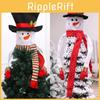Joyful Snowman Christmas Tree Topper Delightfully Decorates Your Holiday Tree