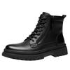 Neue Martin Stiefel Herren High-End Herrenstiefel Herbst und Winter Samt warm dicksohlige Ritterstiefel Modetrend vielseitig
