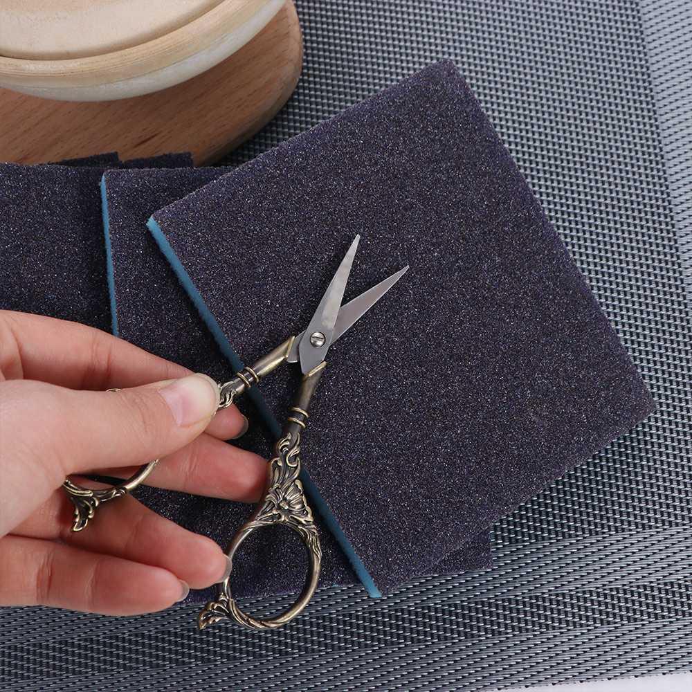 5pcs Reusable Grit Sanding Sponge Polishing Pad Abrasive Sponge  Metal Wood Polishing