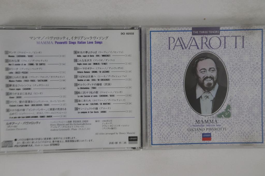 CD LUCIANO PAVAROTTI - Pavarotti Sings Italian Love Songs DCI82532 POLYGRAM Japan Classical Used