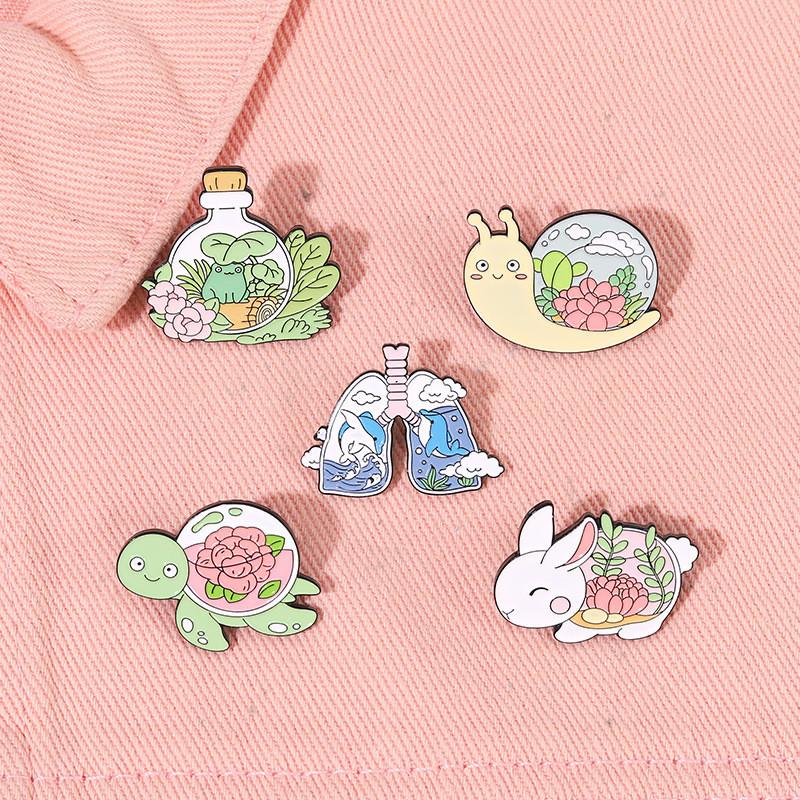 Elegant Animal Themed Alloy Brooch Creative Design For Fashionable Clothing And Bags