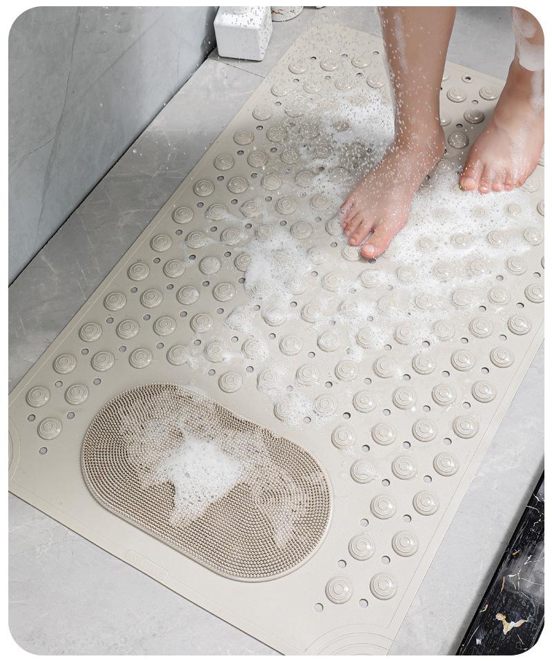 Non-Slip TPE Bathroom Mat - Anti-Fall Shower, Toilet, and Bathtub Massage Floor Mat