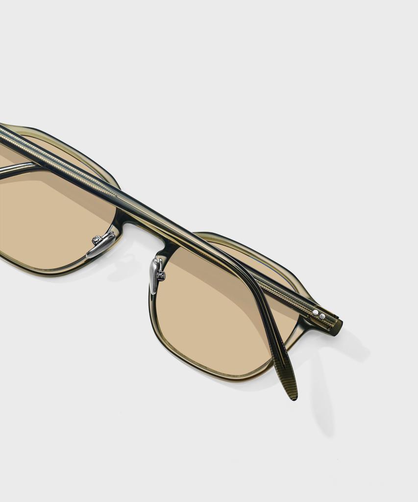 Yun Ruben - Khaki / Mild Brown Sunglasses