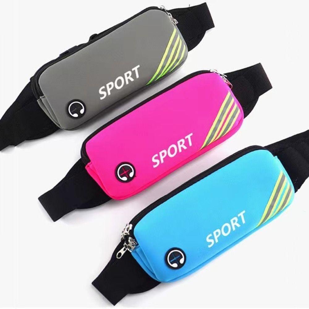 Large Capacity Sport Mobile Waist Bag Multi-function Sports Phone Bag Running Waist Bag  Men Women